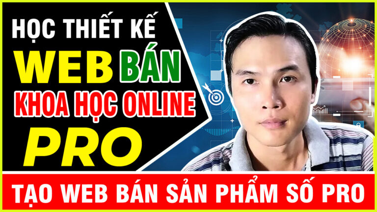 Tao web ban san pham khoa hoc san pham so Pro
